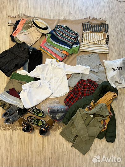 Пакет вещей на мальчика 4-5 лет — Next, Uniqlo