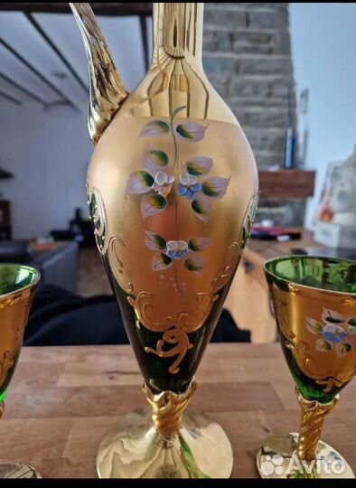 Murano набор сервиз стекло ваза Мурано Италия