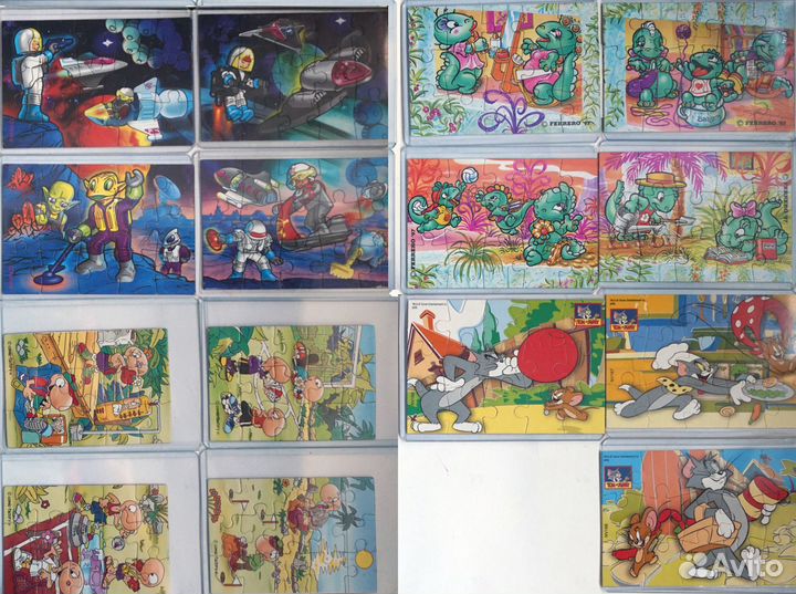 Пазлы из киндер сюрприз