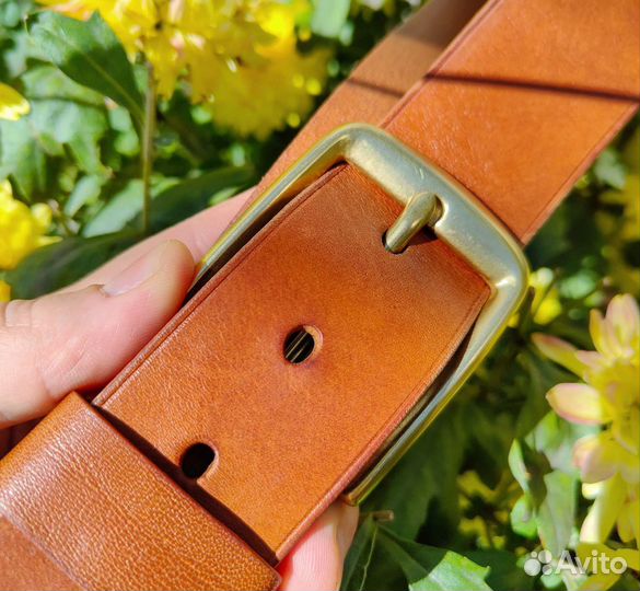 Мужской кожаный ремень