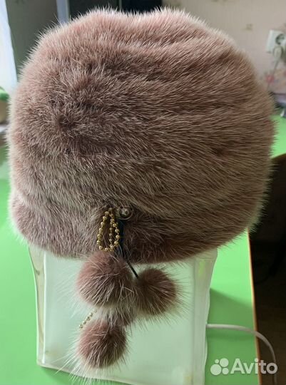 Шапка норковая женская