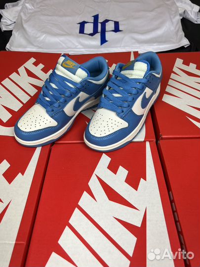 Nike sb dunk low blue оригинальное качество