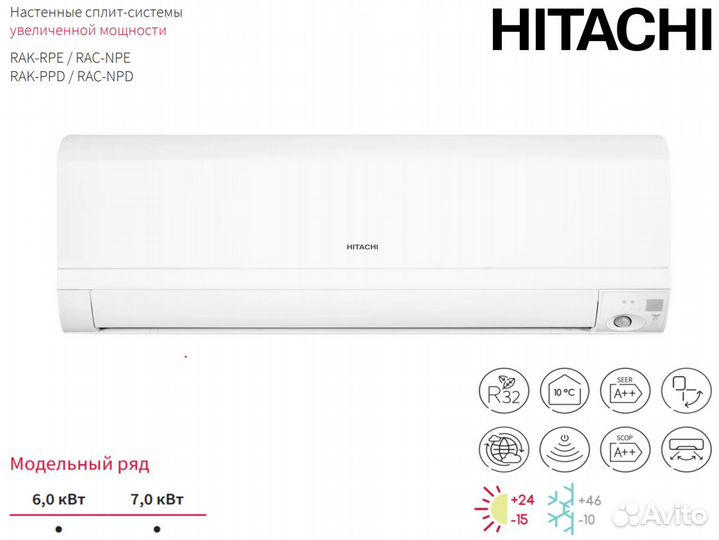 Сплит-системы Hitachi от поставщика