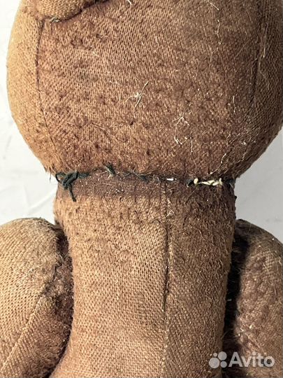 Редкий медведь игрушка плюшевый, 1930-40 годы