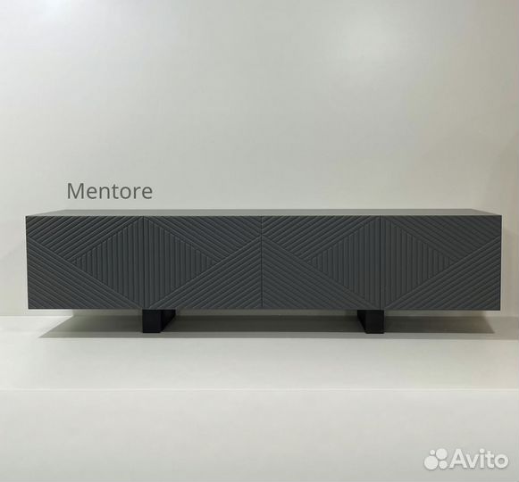 Тумба тв Bravo в цвете графит (2000х400х300 мм)