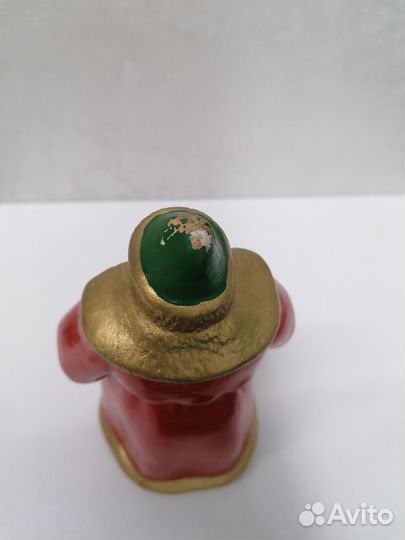 Дед Мороз пресс-опилки Ленигрушка красный кафтан