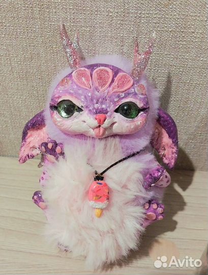 Пушистик ручной работы