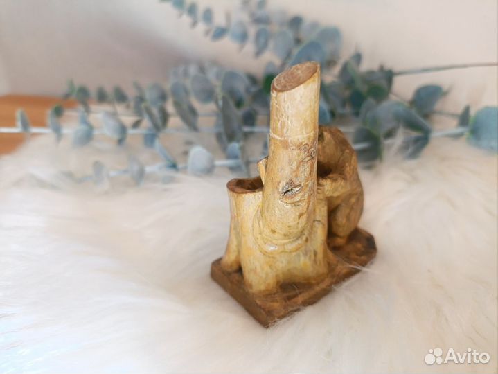 Деревянная фигурка мишка с какой из сука
