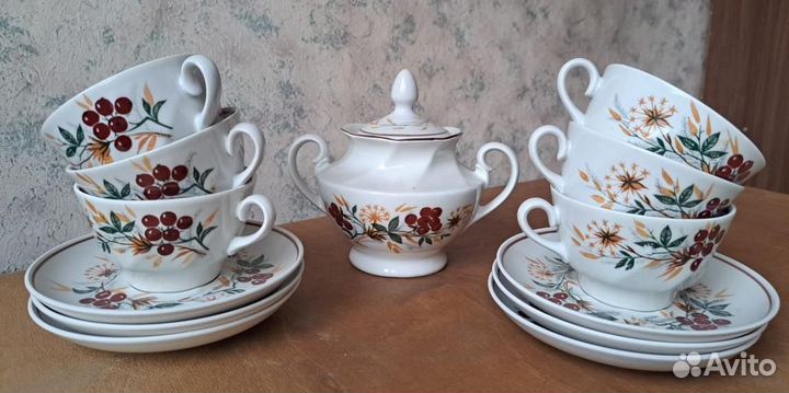 Чайный сервиз СССР Рига