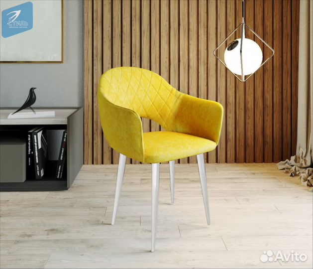 Стул мягкий Жёлтый