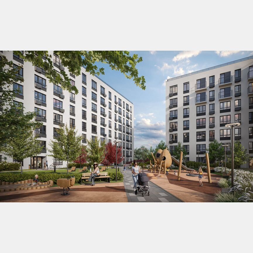 1-к. квартира, 35,7 м², 8/9 эт.