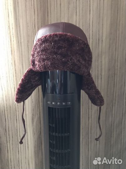 Шапка ушанка из натуральной овчины