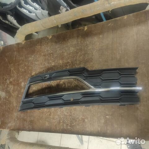 Решетка пер прав хром Skoda Octavia A8 Ориг