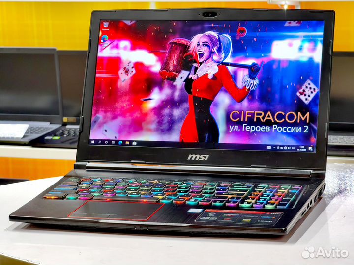 Игровой MSI 15.6''IPS 120Hz Core i7 8Th GTX1070 8G