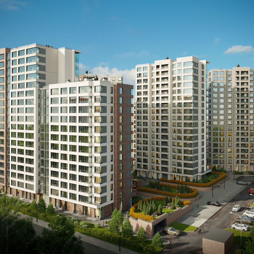 2-к. квартира, 54 м², 6/18 эт.