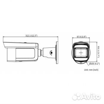 Уличная IP камера DS-2CD2643G2-IZS с Авитодоставкой, с НДС