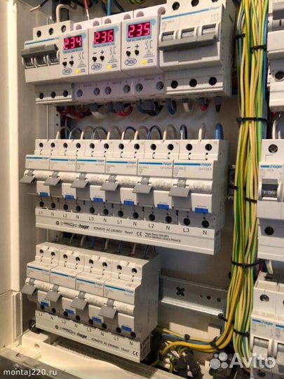 Услуги электрика монтаж розеток