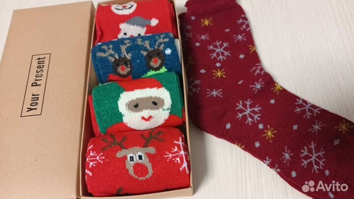 Носки женские с принтом