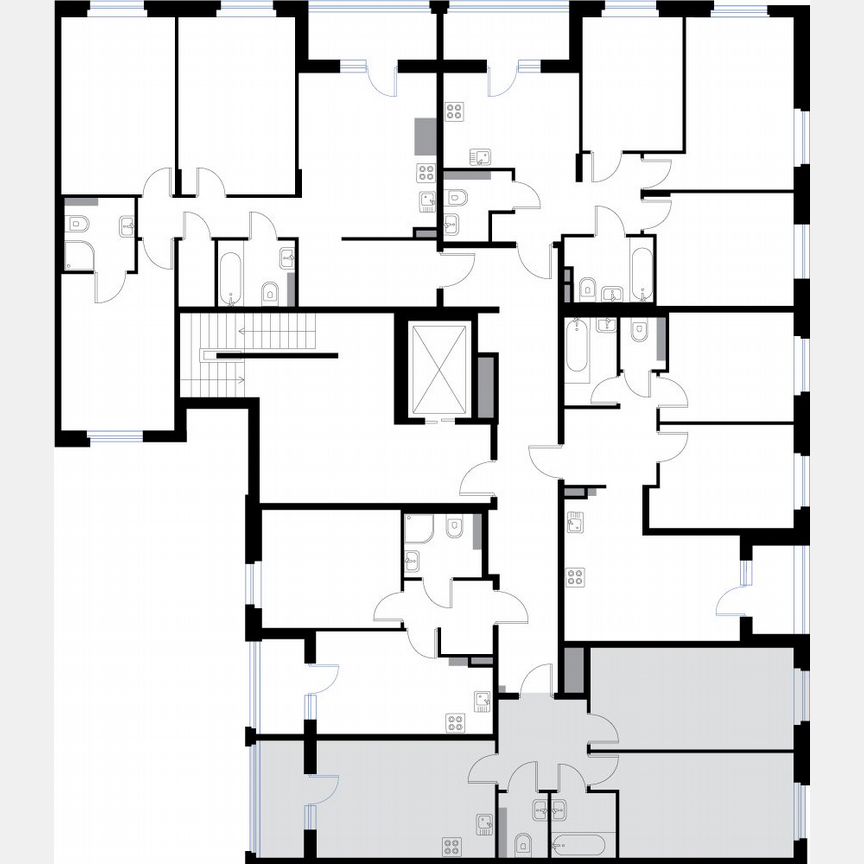 2-к. квартира, 60,2 м², 2/3 эт.