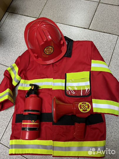 Маскарадный костюм Пожарный, Пилот 3-6 лет