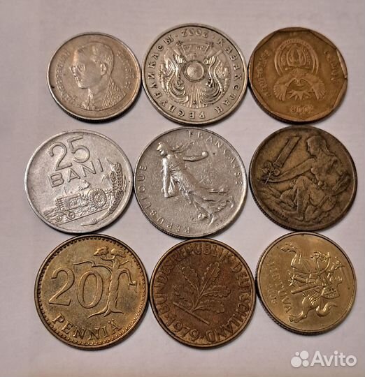 100 монет Со Всего Света. Без повторов. Коллекция