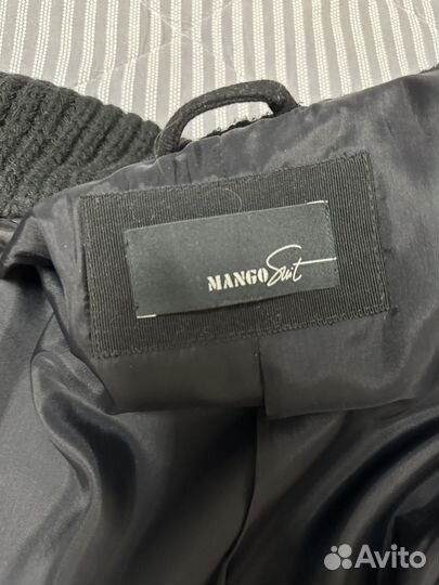 Пальто черное Mango XL