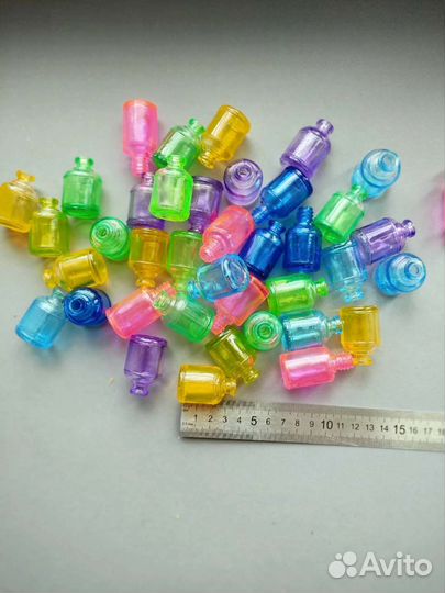 Набор маленьких вазочек, стекло, бутылочки