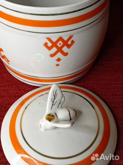 Медовница с ложкой раритет из СССР начало 70-х