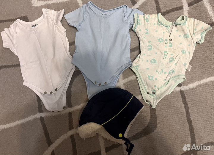 Вещи пакетом на мальчика 50-74 размера