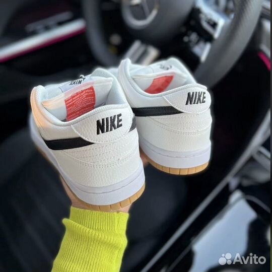 Оригинал Nike dunk sb pro iso white gum