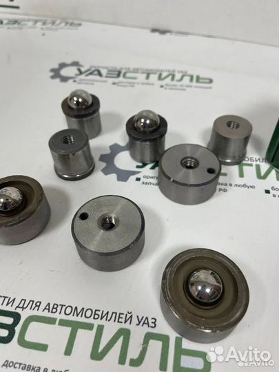 Шкворень УАЗ-452,469 н/о на шаре (к-т 4 шт)