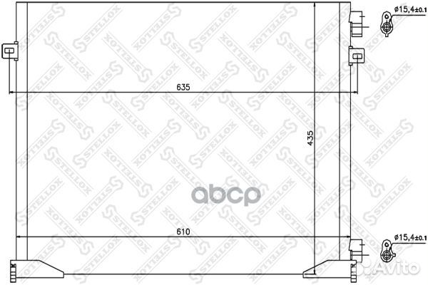 10-45635-SX радиатор кондиционера Renault Traf