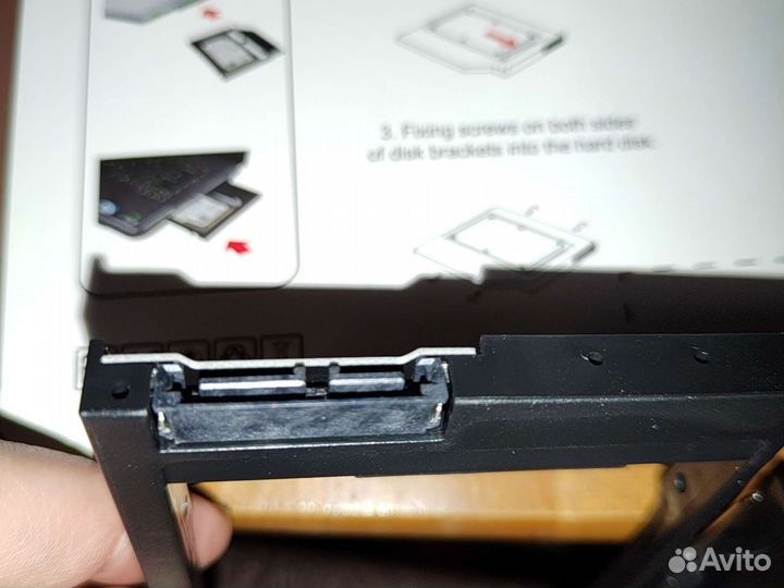 Адаптер для hdd вместо dvd 9.5мм