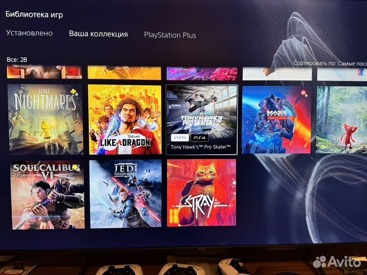 Sony PS 5 с дисководом + игры + подписка