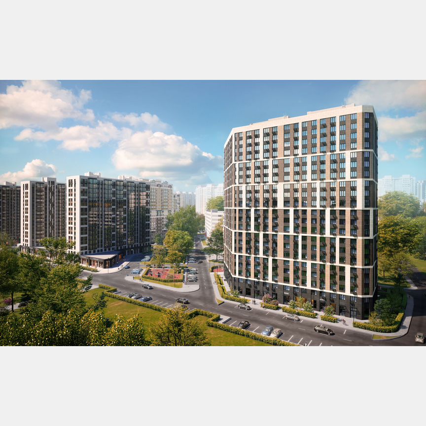 2-к. квартира, 48,7 м², 8/21 эт.