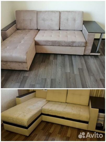 Перетяжка мягкой мебели в городе