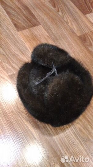 Продам норковую шапку ушанку