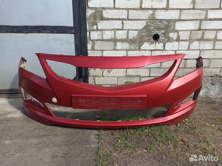 Бампер передний Hyundai Solaris