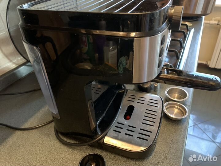 Кофемашина zhoutu рожковая с капучинатором