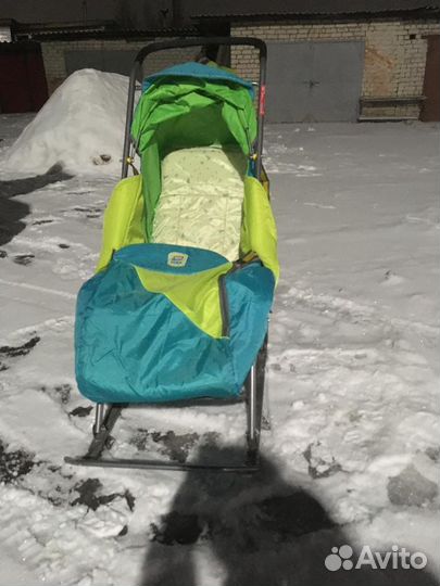 Санки с колесами