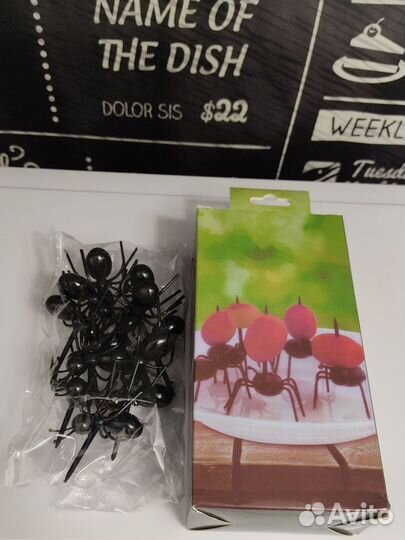 Шпажки для канапе муравьишки