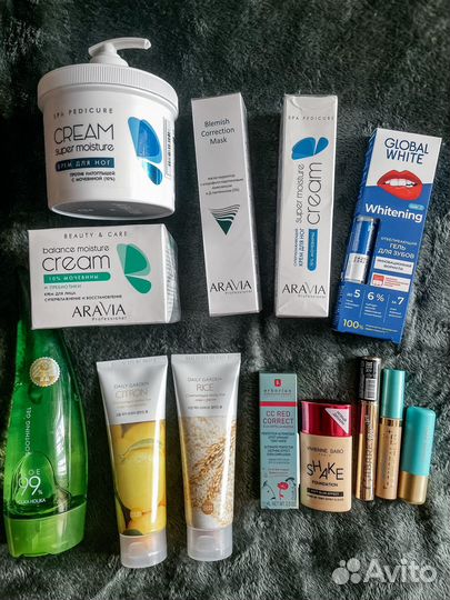 Косметика новая erborian aravia holika viviene