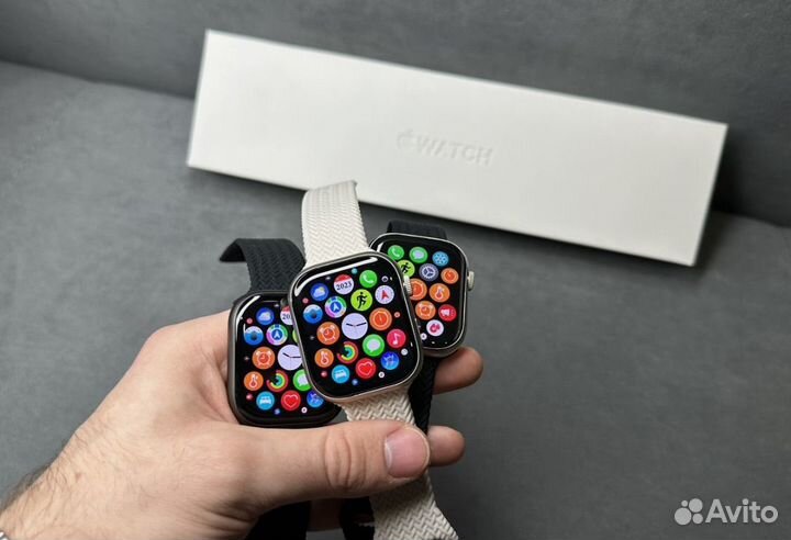 Apple Watch 9,8,7, Premium Смарт часы Гарантия