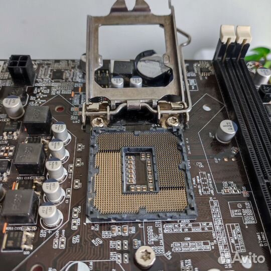 Комплект: Материнская плата 1155 сокете, +бп