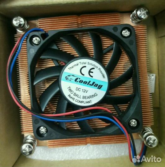 Кулер CPU CoolJag /LGA775/1U