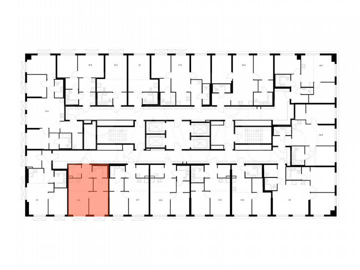 1-к. квартира, 37,8 м², 12/31 эт.