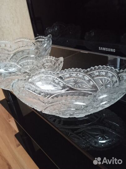 Салатники хрусталь набор