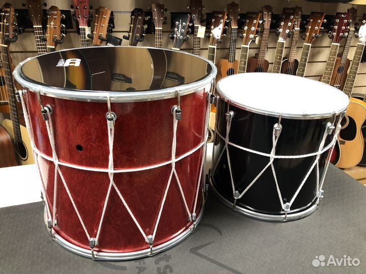 Барабан Кавказкий (дхол), красный 13