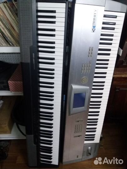 Casio CDP 100, korg trinity