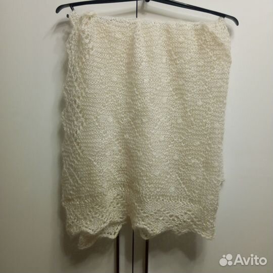 Пуховый платок паутинка